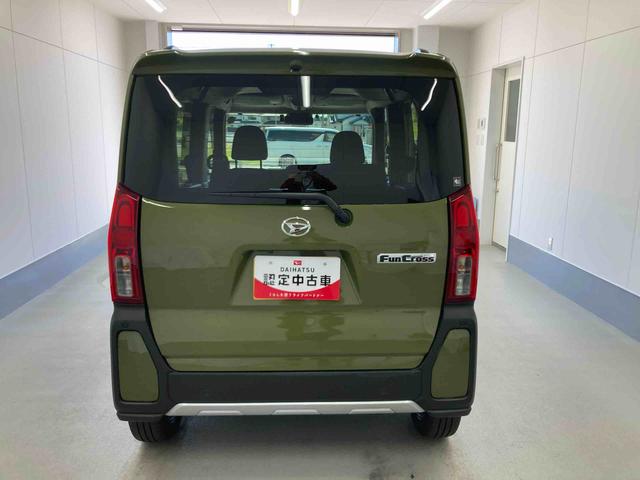 タントファンクロスターボ衝突被害軽減ブレーキ　横滑り防止装置　オートハイビーム　アイドリングストップ　ステアリングスイッチ　オートライト　キーフリー　オートエアコン　ナビ　ドラレコ　パノラマカメラ　ＥＴＣ　マット　バイザー（岐阜県）の中古車