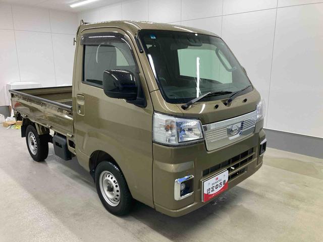 ハイゼットトラックＥＸＴ衝突被害軽減ブレーキ　横滑り防止装置　２ＷＤ　ＭＴ　エアコン　パワステ　モニター付きオーディオ　オートハイビーム　アイドリングストップ　オートライト　キーフリーシステム　マット　バイザー（岐阜県）の中古車