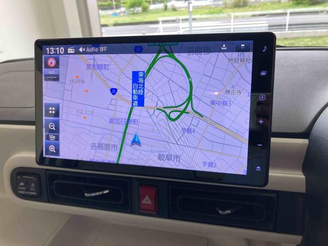 ムーヴキャンバスストライプスＧターボ衝突被害軽減ブレーキ　横滑り防止装置　オートマチックハイビーム　アイドリングストップ　ステアリングスイッチ　オートライト　キーフリーシステム　オートエアコン　両側電動スライドドア　ホイールキャップ（岐阜県）の中古車