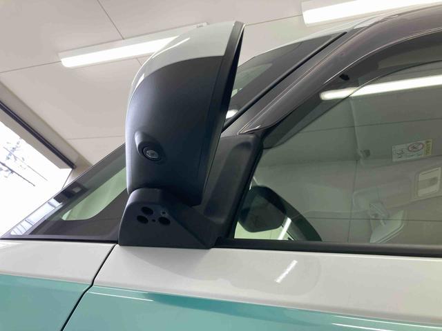 ムーヴキャンバスストライプスＧターボ衝突被害軽減ブレーキ　横滑り防止装置　オートマチックハイビーム　アイドリングストップ　ステアリングスイッチ　オートライト　キーフリーシステム　オートエアコン　両側電動スライドドア　ホイールキャップ（岐阜県）の中古車