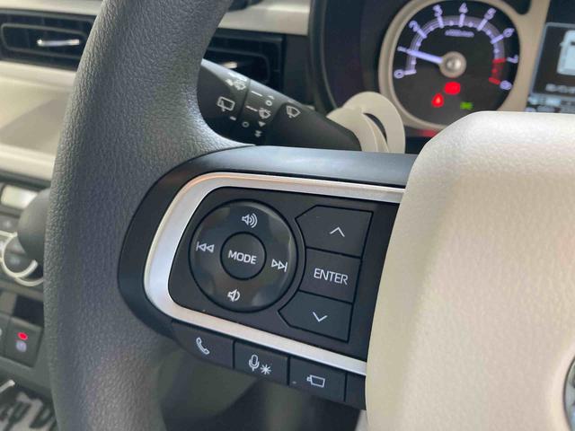 ムーヴキャンバスストライプスＧターボ衝突被害軽減ブレーキ　横滑り防止装置　オートマチックハイビーム　アイドリングストップ　ステアリングスイッチ　オートライト　キーフリーシステム　オートエアコン　両側電動スライドドア　ホイールキャップ（岐阜県）の中古車