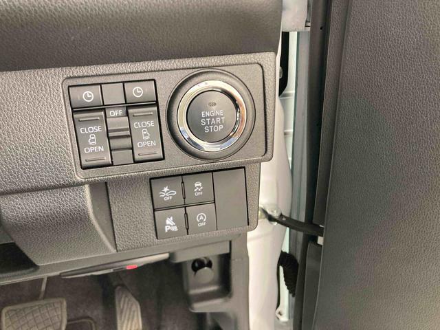 ムーヴキャンバスストライプスＧターボ衝突被害軽減ブレーキ　横滑り防止装置　オートマチックハイビーム　アイドリングストップ　ステアリングスイッチ　オートライト　キーフリーシステム　オートエアコン　両側電動スライドドア　ホイールキャップ（岐阜県）の中古車