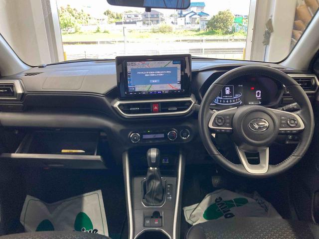 ロッキープレミアムＧ衝突被害軽減ブレーキ　横滑り防止装置　オートマチックハイビーム　アイドリングストップ　ステアリングスイッチ　オートライト　キーフリーシステム　オートエアコン　ナビ　パノラマカメラ　ドライブレコーダー（岐阜県）の中古車