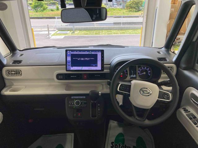 ムーヴキャンバスストライプスＧターボ衝突被害軽減ブレーキ　横滑り防止装置　オートマチックハイビーム　アイドリングストップ　ステアリングスイッチ　オートライト　キーフリーシステム　オートエアコン　両側電動スライドドア　純正ホイールキャップ（岐阜県）の中古車