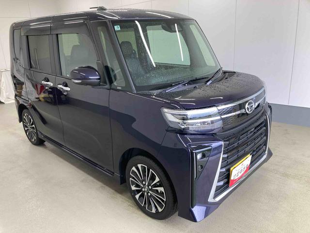 タントカスタムＲＳ衝突被害軽減ブレーキ　横滑り防止装置　オートマチックハイビーム　アイドリングストップ　ステアリングスイッチ　オートライト　キーフリーシステム　オートエアコン　両側電動スライドドア　純正アルミホイール（岐阜県）の中古車