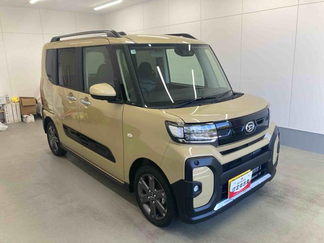 タントファンクロスターボリミテッド衝突被害軽減ブレーキ 横滑り防止装置 オートマチックハイビーム アイドリングストップ ステアリングスイッチ オートライト キーフリーシステム オートエアコン 両側電動スライドドア 純正アルミホイール(岐阜県)の中古車