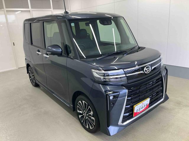 タントカスタムRSリミテッド衝突被害軽減ブレーキ 横滑り防止装置 オートマチックハイビーム アイドリングストップ ステアリングスイッチ オートライト キーフリーシステム オートエアコン 両側電動スライドドア 純正アルミホイール(岐阜県)の中古車