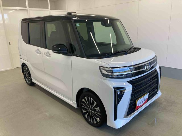 タントカスタムRSリミテッド衝突被害軽減ブレーキ 横滑り防止装置 オートマチックハイビーム アイドリングストップ ステアリングスイッチ オートライト キーフリーシステム オートエアコン 両側電動スライドドア 純正アルミホイール(岐阜県)の中古車