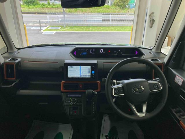 タントファンクロスターボリミテッド衝突被害軽減ブレーキ 横滑り防止装置 オートマチックハイビーム アイドリングストップ ステアリングスイッチ オートライト キーフリーシステム オートエアコン 両側電動スライドドア 純正アルミホイール(岐阜県)の中古車