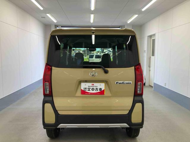 タントファンクロスリミテッド衝突被害軽減ブレーキ　横滑り防止装置　オートマチックハイビーム　アイドリングストップ　ステアリングスイッチ　オートライト　キーフリーシステム　オートエアコン　両側電動スライドドア　純正アルミホイール（岐阜県）の中古車