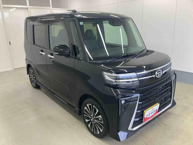 タントカスタムＲＳリミテッド衝突被害軽減ブレーキ　横滑り防止装置　オートマチックハイビーム　アイドリングストップ　ステアリングスイッチ　オートライト　キーフリーシステム　オートエアコン　両側電動スライドドア　純正アルミホイール（岐阜県）の中古車