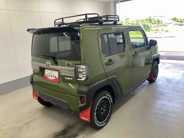 タフトＧターボダーククロムベンチャー　ＹＯＵ　ｓｔｙｌｅ　ｐａｃｋ衝突被害軽減ブレーキ　横滑り防止装置　オートマチックハイビーム　アイドリングストップ　ステアリングスイッチ　オートライト　キーフリーシステム　オートエアコン　クルーズコントロール　ルーフキャリア（岐阜県）の中古車