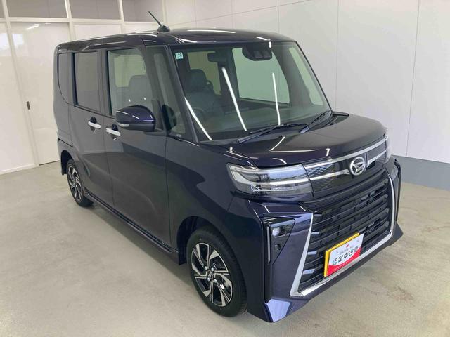 タントカスタムＸリミテッド衝突被害軽減ブレーキ　横滑り防止装置　オートマチックハイビーム　アイドリングストップ　ステアリングスイッチ　オートライト　キーフリーシステム　オートエアコン　両側電動スライドドア　純正アルミホイール（岐阜県）の中古車