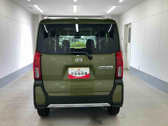 タントファンクロスリミテッド衝突被害軽減ブレーキ　横滑り防止装置　オートマチックハイビーム　アイドリングストップ　ステアリングスイッチ　オートライト　キーフリーシステム　オートエアコン　両側電動スライドドア　純正アルミホイール（岐阜県）の中古車