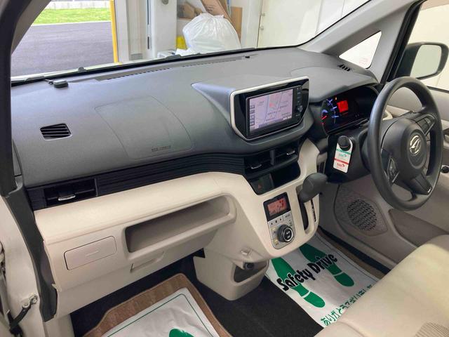 ムーヴＸ　ＳＡII衝突被害軽減ブレーキ　横滑り防止装置　アイドリングストップ　キーフリーシステム　オートエアコン　エアバッグ　パワーウィンドウ　電動格納式ドアミラー　ナビ　バックカメラ　バイザー　マット　ベンチシート（岐阜県）の中古車