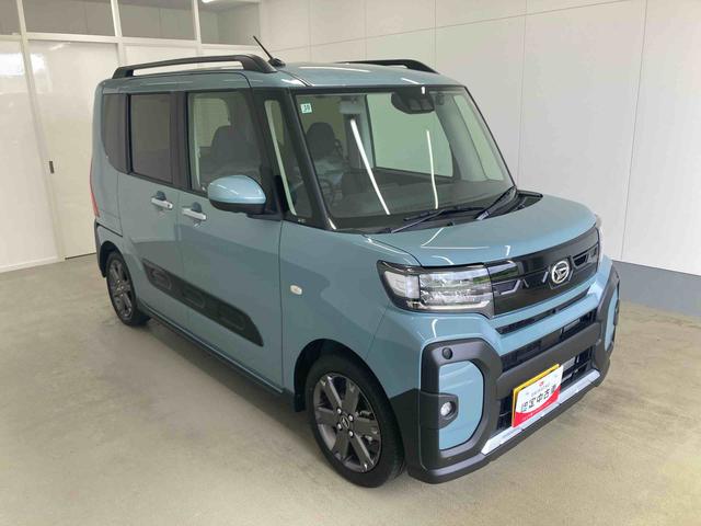 タントファンクロスターボリミテッド衝突被害軽減ブレーキ 横滑り防止装置 オートマチックハイビーム アイドリングストップ ステアリングスイッチ オートライト キーフリーシステム オートエアコン 両側電動スライドドア 純正アルミホイール(岐阜県)の中古車