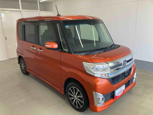 タントカスタムＸ　トップエディションＳＡII衝突被害軽減ブレーキ　横滑り防止装置　アイドリングストップ　左側電動スライドドア　純正アルミホイール　ベンチシート　バックカメラ　バイザー　マット　ナビ　オートライト　エアバッグ　２ＷＤ　ＣＶＴ（岐阜県）の中古車