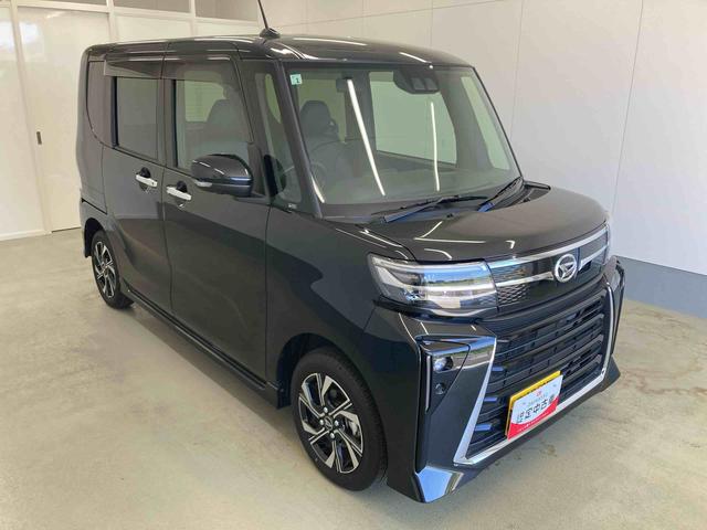 タントカスタムＸリミテッド衝突被害軽減ブレーキ　横滑り防止装置　オートマチックハイビーム　アイドリングストップ　ステアリングスイッチ　オートライト　キーフリーシステム　オートエアコン　両側電動スライドドア　純正アルミホイール（岐阜県）の中古車
