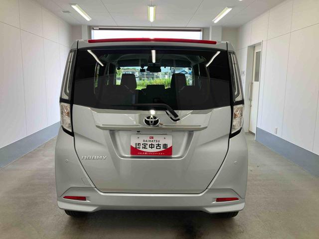 ルーミーカスタムＧ衝突被害軽減ブレーキ　横滑り防止装置　オートマチックハイビーム　アイドリングストップ　ステアリングスイッチ　オートライト　キーフリーシステム　オートエアコン　両側電動スライドドア　純正アルミホイール（岐阜県）の中古車