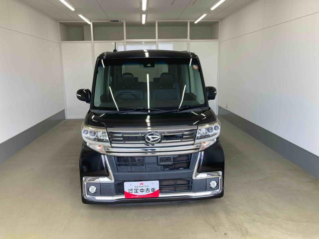 タントカスタムＲＳ　トップエディションＳＡII衝突被害軽減ブレーキ　横滑り防止装置　オートマチックハイビーム　アイドリングストップ　ステアリングスイッチ　オートライト　キーフリーシステム　オートエアコン　両側電動スライドドア　純正アルミホイール（岐阜県）の中古車