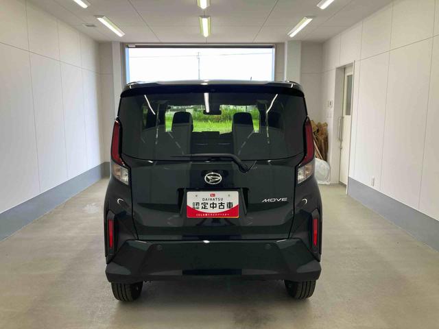 ムーヴ 中古車 ＲＳ衝突被害軽減ブレーキ　横滑り防止装置　オートマチックハイビーム　アイドリングストップ　ステアリングスイッチ　オートライト　キーフリーシステム　オートエアコン　両側電動スライドドア　純正アルミホイール