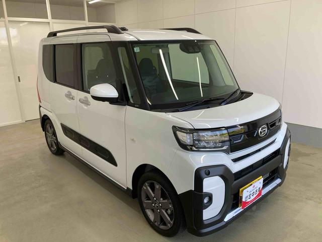 タントファンクロスターボリミテッド衝突被害軽減ブレーキ 横滑り防止装置 オートマチックハイビーム アイドリングストップ ステアリングスイッチ オートライト キーフリーシステム オートエアコン 両側電動スライドドア 純正アルミホイール(岐阜県)の中古車