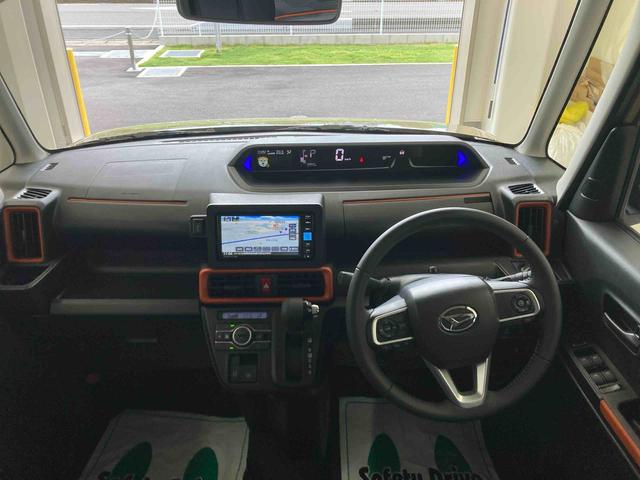 タントファンクロスターボリミテッド衝突被害軽減ブレーキ 横滑り防止装置 オートマチックハイビーム アイドリングストップ ステアリングスイッチ オートライト キーフリーシステム オートエアコン 両側電動スライドドア 純正アルミホイール(岐阜県)の中古車