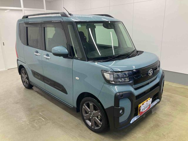 タントファンクロスターボリミテッド衝突被害軽減ブレーキ 横滑り防止装置 オートマチックハイビーム アイドリングストップ ステアリングスイッチ オートライト キーフリーシステム オートエアコン 両側電動スライドドア 純正アルミホイール(岐阜県)の中古車