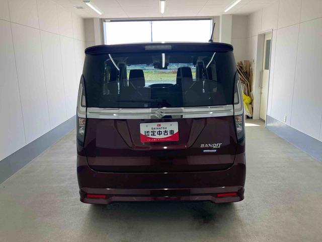 ソリオバンディット 中古車 ハイブリッドＭＶ衝突被害軽減ブレーキ　横滑り防止装置　キーフリーシステム　オートエアコン　両側電動スライドドア　バイザー　マット　ナビ　パノラマカメラ　アルミホイール　エアバッグ　パワーウィンドウ　オートライト