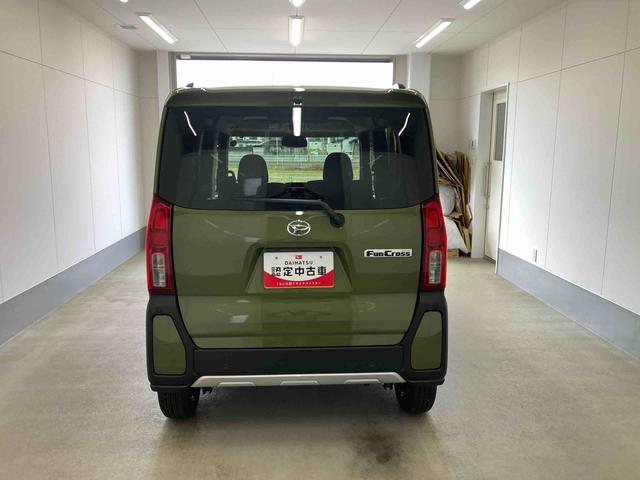 タント 中古車 ファンクロス衝突被害軽減ブレーキ　横滑り防止装置　オートマチックハイビーム　アイドリングストップ　ステアリングスイッチ　オートライト　キーフリーシステム　オートエアコン　両側電動スライドドア　純正アルミホイール