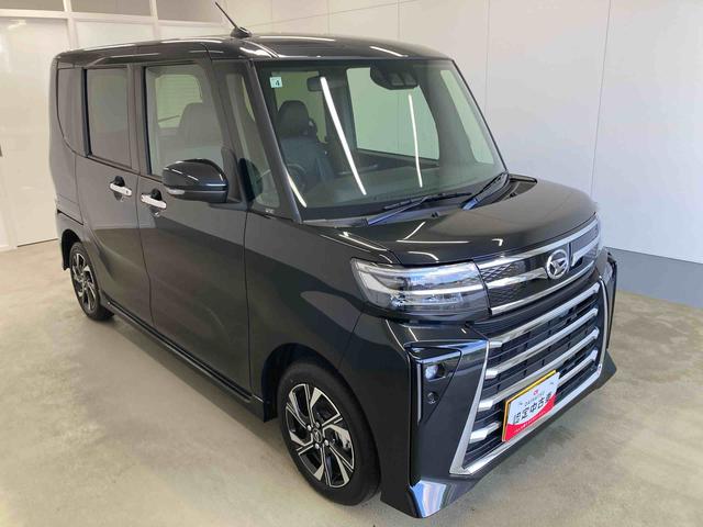 タントカスタムＸリミテッド衝突被害軽減ブレーキ　横滑り防止装置　オートマチックハイビーム　アイドリングストップ　ステアリングスイッチ　オートライト　キーフリーシステム　オートエアコン　両側電動スライドドア　純正アルミホイール（岐阜県）の中古車