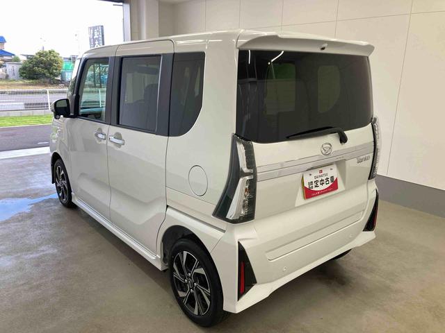 タントカスタムＸリミテッド衝突被害軽減ブレーキ　横滑り防止装置　オートマチックハイビーム　アイドリングストップ　ステアリングスイッチ　オートライト　キーフリーシステム　オートエアコン　両側電動スライドドア　純正アルミホイール（岐阜県）の中古車