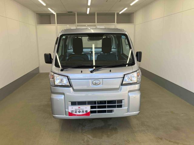 ハイゼットトラック 中古車 スタンダード衝突被害軽減ブレーキ　横滑り防止装置　オートマチックハイビーム　アイドリングストップ　エアコン　エアバッグ　手動式ウィンドウ　バイザー　マット　オーディオ　パートタイム４ＷＤ　ＭＴ　スペアタイヤ