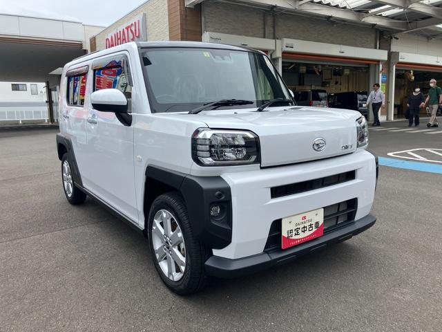 タフトＧ１５インチアルミホイール　オートレベリング機能付フルＬＥＤヘッドランプ　ＬＥＤフォグランプ　本革巻ステアリングホイール　本革巻インパネセンターシフト　ＴＦＴカラーマルチインフォメーションディスプレイ（静岡県）の中古車
