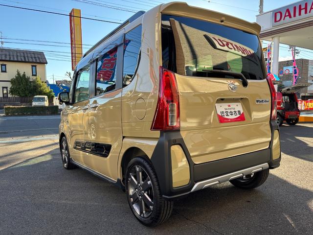 タントファンクロスターボ15インチアルミホイール キーフリーシステム プッシュボタンスタート オートエアコン(プッシュ式) フルLEDヘッドランプ オート格納式カラードドアミラー 本革巻ステアリングホイール(静岡県)の中古車