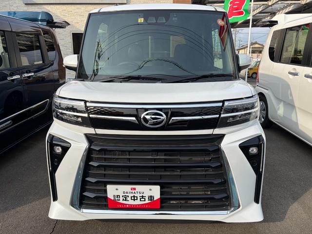 タントカスタムＲＳ１５インチアルミホイール　キーフリーシステム　プッシュボタンスタート　オートエアコン（プッシュ式）　フルＬＥＤヘッドランプ　オート格納式カラードドアミラー　本革巻ステアリングホイール（静岡県）の中古車