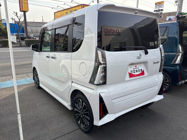 タントカスタムＲＳ１５インチアルミホイール　キーフリーシステム　プッシュボタンスタート　オートエアコン（プッシュ式）　フルＬＥＤヘッドランプ　オート格納式カラードドアミラー　本革巻ステアリングホイール（静岡県）の中古車