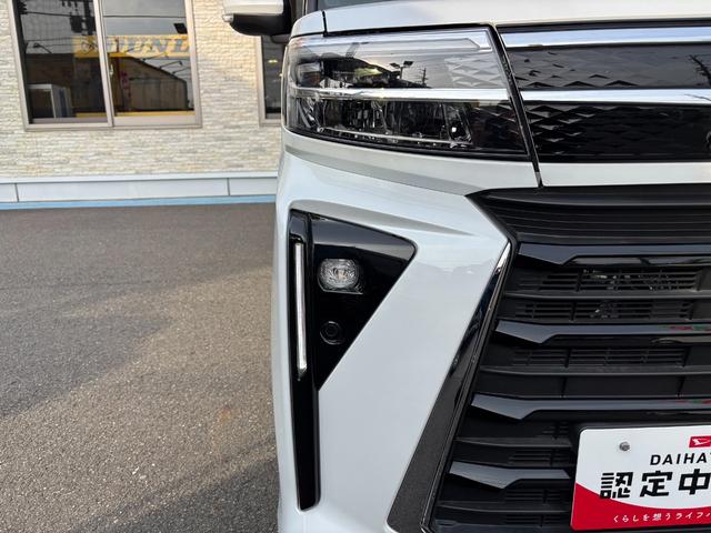 タントカスタムＲＳ１５インチアルミホイール　キーフリーシステム　プッシュボタンスタート　オートエアコン（プッシュ式）　フルＬＥＤヘッドランプ　オート格納式カラードドアミラー　本革巻ステアリングホイール（静岡県）の中古車