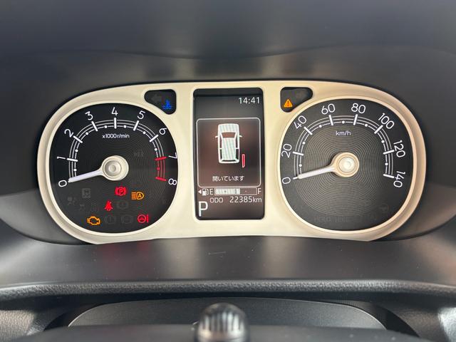 ムーヴキャンバスストライプスＧ１４インチフルホイールキャップ　ＬＥＤヘッドランプ　ＬＥＤフォグランプ　ホっとカップホルダー　両側パワースライドドア　キーフリーシステム　プッシュボタンスタート　ＵＶカットガラス（静岡県）の中古車