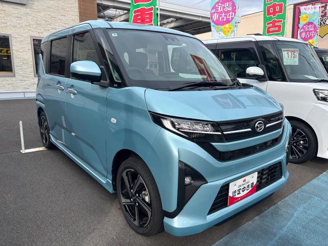 ムーヴＲＳキーフリーシステム　プッシュボタンスタート　ＬＥＤヘッドライト　１５インチアルミホイール　両側パワースライドドア　カラーマルチインフォメーションディスプレイ（静岡県）の中古車