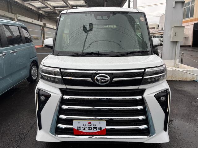 タントカスタムRS15インチアルミホイール キーフリーシステム プッシュボタンスタート オートエアコン(プッシュ式) フルLEDヘッドランプ オート格納式カラードドアミラー 本革巻ステアリングホイール(静岡県)の中古車