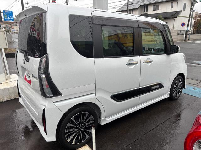 タントカスタムRS15インチアルミホイール キーフリーシステム プッシュボタンスタート オートエアコン(プッシュ式) フルLEDヘッドランプ オート格納式カラードドアミラー 本革巻ステアリングホイール(静岡県)の中古車