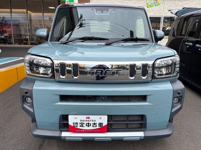 タフトGターボ クロムベンチャー15インチアルミホイール(シルバー塗装) オートレベリング機能付フルLEDヘッドランプ LEDフォグランプ 本革巻ステアリングホイール 本革巻インパネセンターシフト(静岡県)の中古車