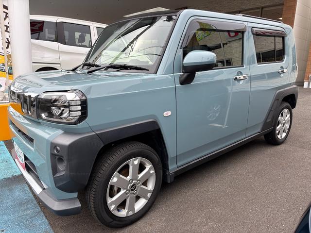 タフトGターボ クロムベンチャー15インチアルミホイール(シルバー塗装) オートレベリング機能付フルLEDヘッドランプ LEDフォグランプ 本革巻ステアリングホイール 本革巻インパネセンターシフト(静岡県)の中古車