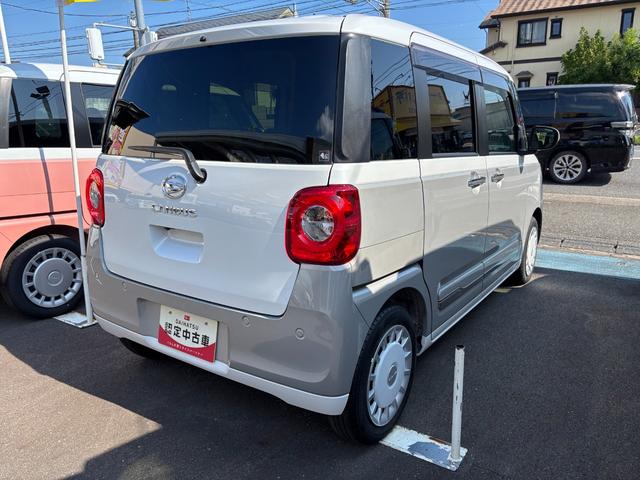 ムーヴキャンバスストライプスＧターボ１４インチフルホイールキャップ　ＬＥＤヘッドランプ　ＬＥＤフォグランプ　ホっとカップホルダー　両側パワースライドドア　キーフリーシステム　プッシュボタンスタート　ＵＶカットガラス（静岡県）の中古車
