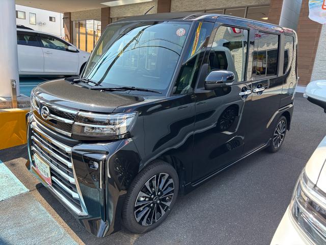 タントカスタムＲＳ１５インチアルミホイール　キーフリーシステム　プッシュボタンスタート　オートエアコン（プッシュ式）　フルＬＥＤヘッドランプ　オート格納式カラードドアミラー　本革巻ステアリングホイール（静岡県）の中古車