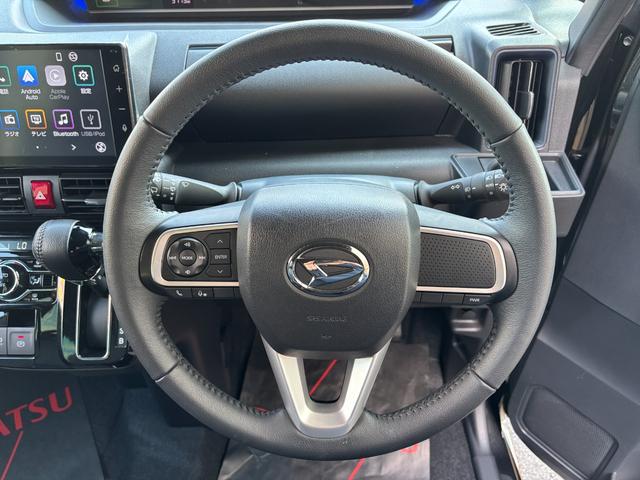 タントカスタムＲＳ１５インチアルミホイール　キーフリーシステム　プッシュボタンスタート　オートエアコン（プッシュ式）　フルＬＥＤヘッドランプ　オート格納式カラードドアミラー　本革巻ステアリングホイール（静岡県）の中古車