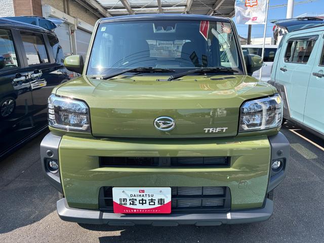 タフトＧ１５インチアルミホイール　オートレベリング機能付フルＬＥＤヘッドランプ　ＬＥＤフォグランプ　本革巻ステアリングホイール　本革巻インパネセンターシフト　ＴＦＴカラーマルチインフォメーションディスプレイ（静岡県）の中古車