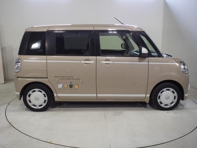 ムーヴキャンバスＧホワイトアクセントＶＳ　ＳＡIII４ＷＤ　スマートアシスト　両側パワースライドドア　カーナビ　パノラマモニター　運転席シートヒーター　ＬＥＤヘッドライト　オートライト　オートエアコン　キーフリーシステム　アイドリングストップ（北海道）の中古車