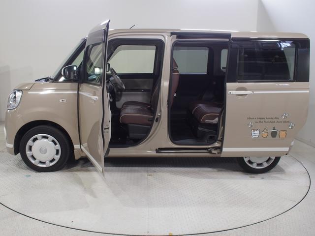 ムーヴキャンバスＧホワイトアクセントＶＳ　ＳＡIII４ＷＤ　スマートアシスト　両側パワースライドドア　カーナビ　パノラマモニター　運転席シートヒーター　ＬＥＤヘッドライト　オートライト　オートエアコン　キーフリーシステム　アイドリングストップ（北海道）の中古車